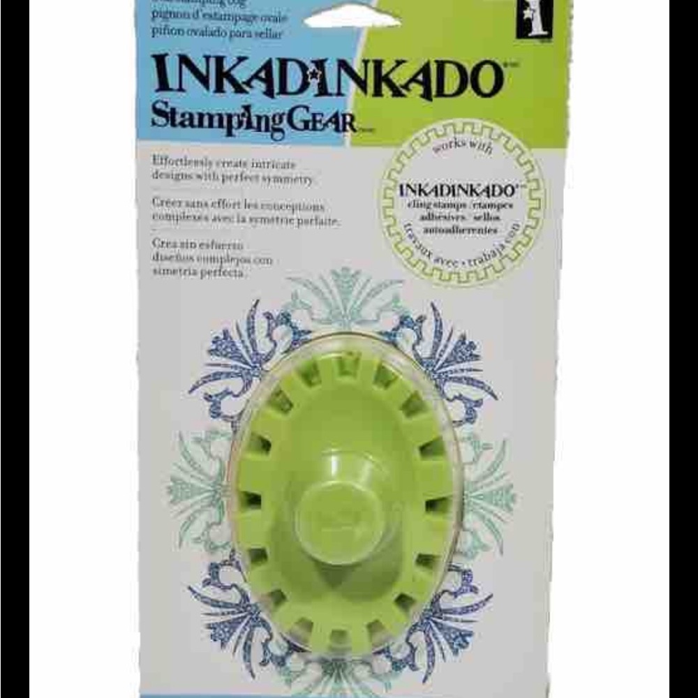 Inkadinkado 65-32012 Stamping Gear Oval Cog New Sealed Arts & Crafts